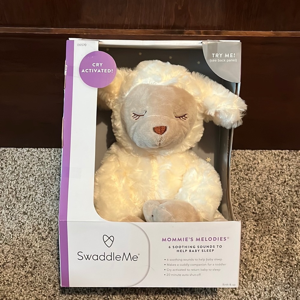 *Brand New* Swaddle Me Comfort Stuffed Animal with Soothing Sounds